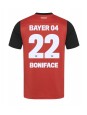 Moške Nogometnih dresov Bayer Leverkusen Victor Boniface #22 Domači 2024-25 Kratki rokavi